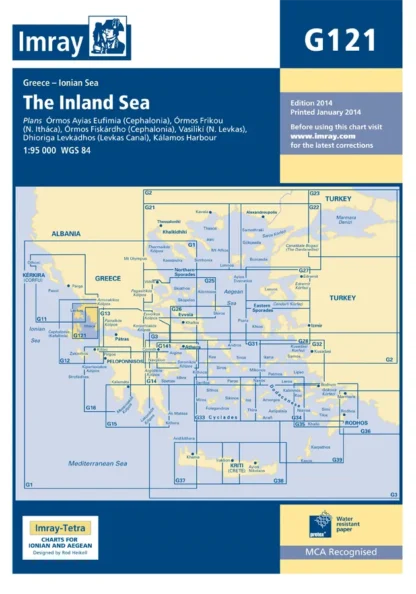 Imray G Chart - Inland Sea (G121)