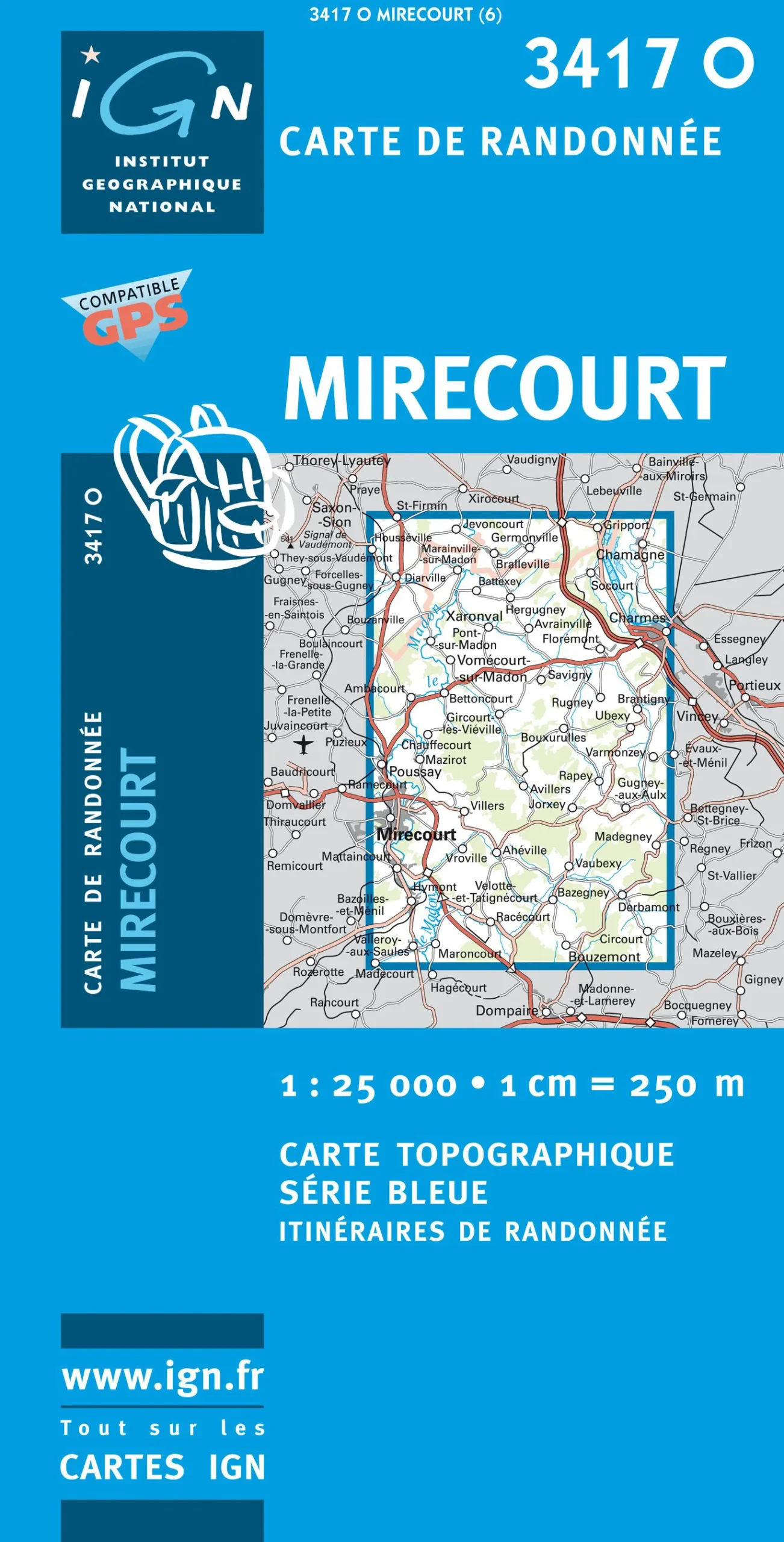 IGN Top 25/Bleue - Mirecourt
