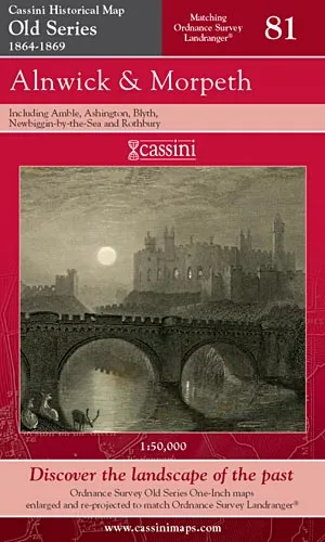 Cassini Old Series - Alnwick & Morpeth (1864-1869) - Image 2
