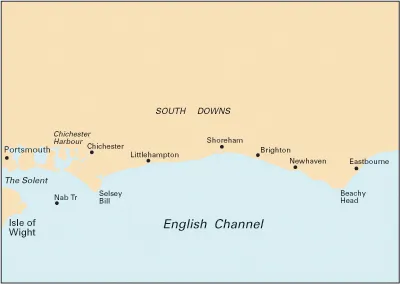 Imray C Chart - Beachy Head to Isle of Wight (C9)