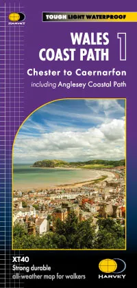 Harvey National Trail Map - Wales Coast Path 1 (Chester To Caernarfon)