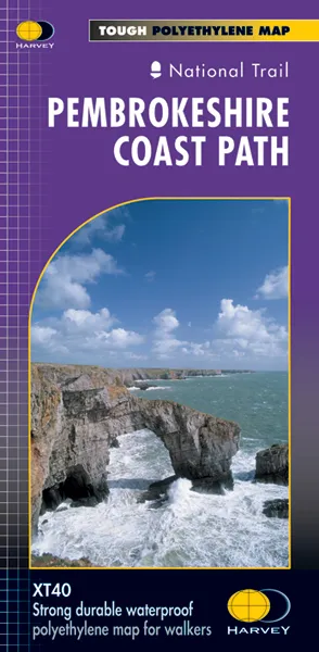 Harvey National Trail Map - Pembrokeshire Coast Path