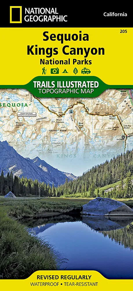 National Geographic - Trails Illustrated Maps - Sequoia & Kings Canyon