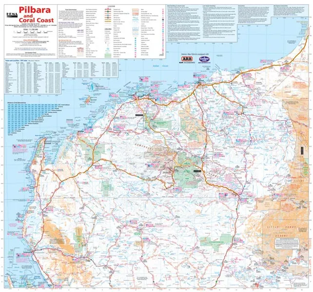 Hema Regional Map - Pilbara & Coral Coast - Image 2