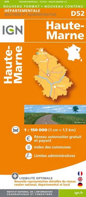IGN Departmental - Haute-Marne dep 52 - Image 2