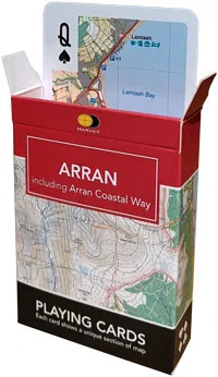 Harvey Map Playing Cards - Arran