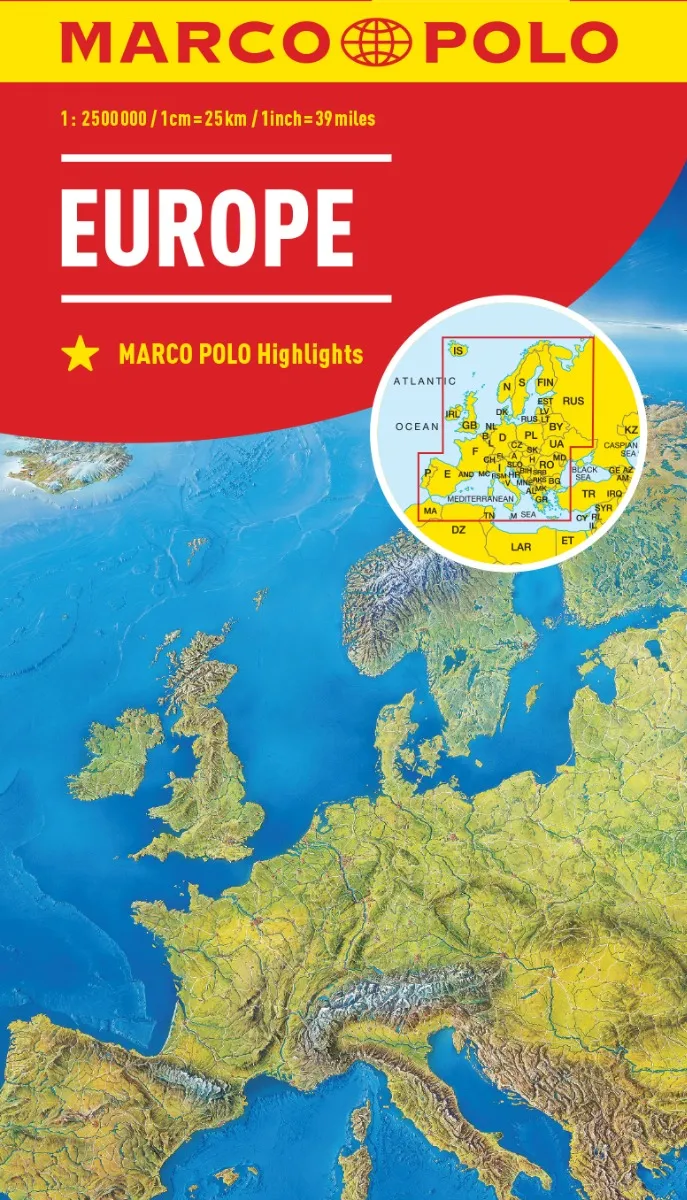 Europe Marco Polo Map