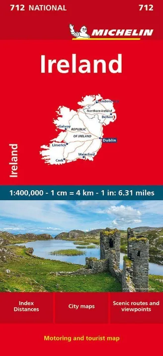 Michelin National Map - 712-Ireland - Image 2