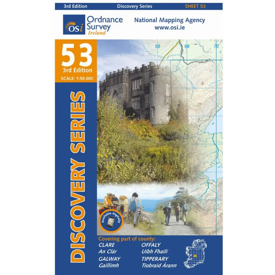 OS Discovery - 53 - Clare, Galway, offaly, Tipperary - Image 2