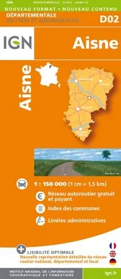 IGN Departmental - Aisne dep 02 - Image 2