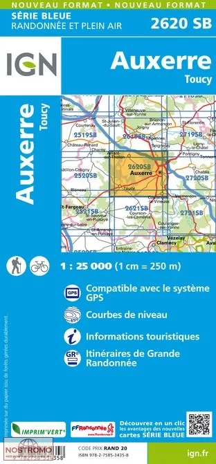 IGN Top 25 - Serie Bleu - Auxerre - Toucy 2620 - Image 2