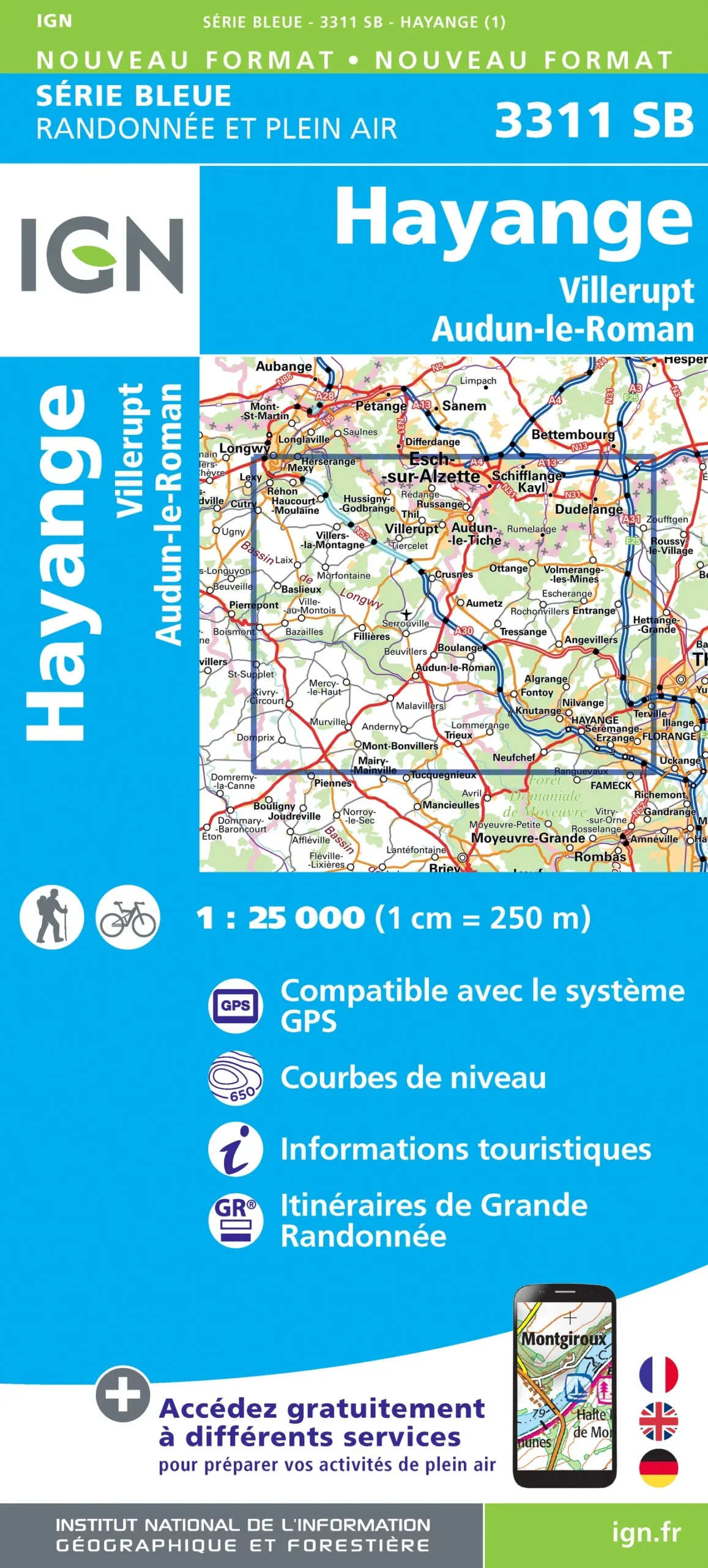 IGN Top 25 - Serie Bleu - Hayange / Villerupt / Audun-le-Roman 3311 - Image 2