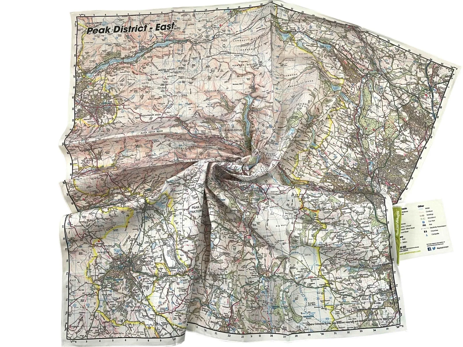 Splash Map - Peak District East (1:50k) - Image 2