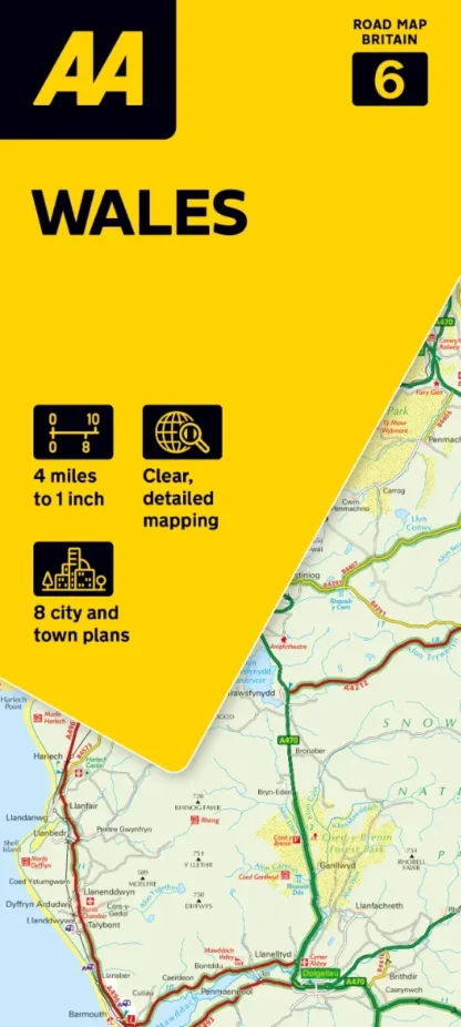AA - Road Map Britain - Wales