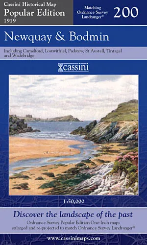 Cassini Popular Edition - Newquay & Bodmin (1919) - Image 2