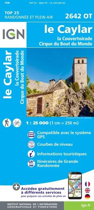 IGN Top 25 - Le Caylar / La Couvertoirade/Cirque du Bout du Monde - Image 2
