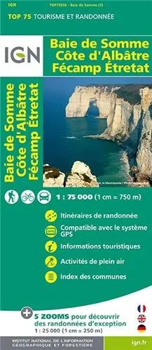IGN Top 75 - Baie de Somme / Cote d'Albatre / Fecamp / Etretat