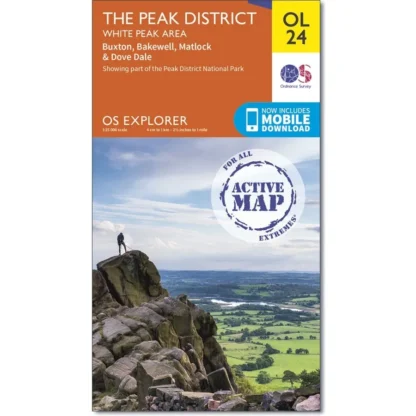 OS Explorer Active - 24 - The Peak District