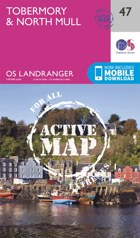 OS Landranger Active - 47 - Tobermory & North Mull