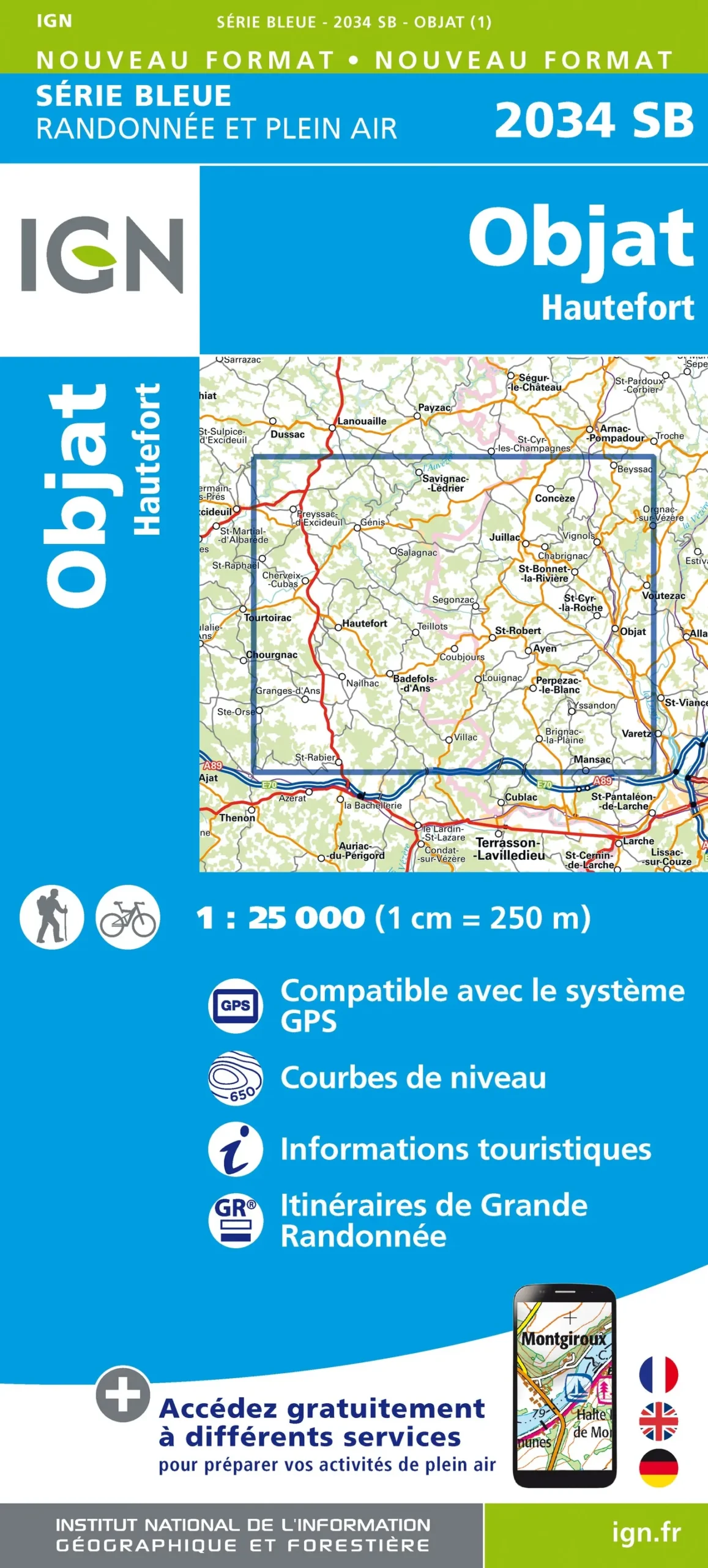 IGN Top 25 - Serie Bleu - Objat / Hautefort 2034