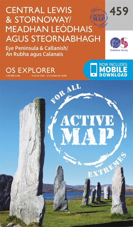 OS Explorer Active - 459 - Central Lewis & Stornaway