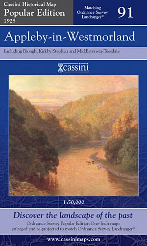 Cassini Popular Edition - Appleby-in-Westmorland (1925)
