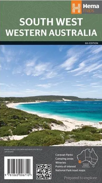 Hema Regional Map - Western Australia South-West - Image 2