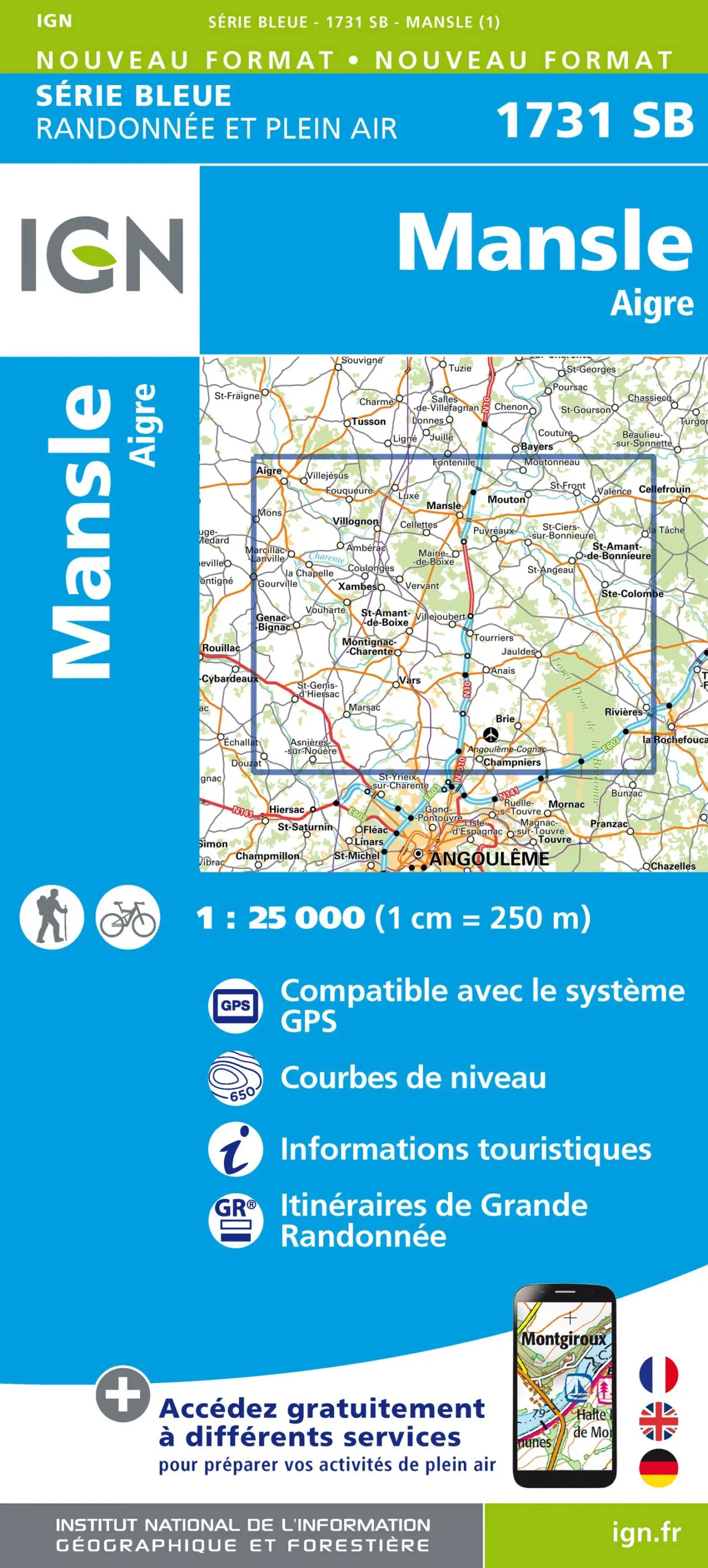 IGN Top 25 - Serie Bleu - Mansle / Aigre 1731