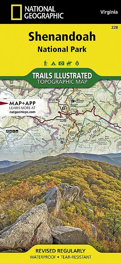 National Geographic - Trails Illustrated Maps - Shenandoah
