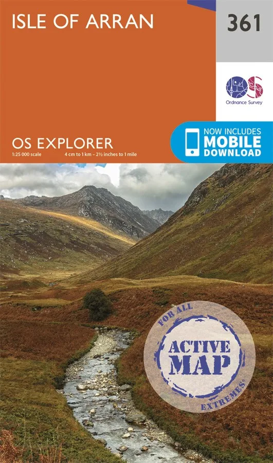 OS Explorer Active - 361 - Isle of Arran