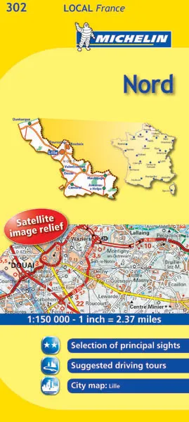 Michelin Local Map - 302 - Nord