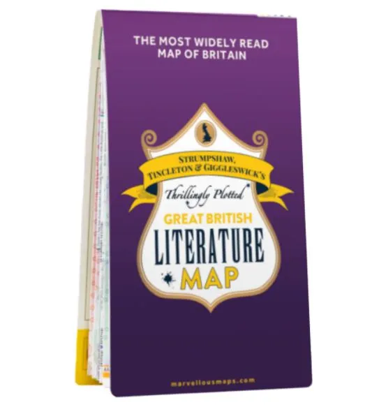 ST&G's Thrillingly Plotted Great British Literature Map