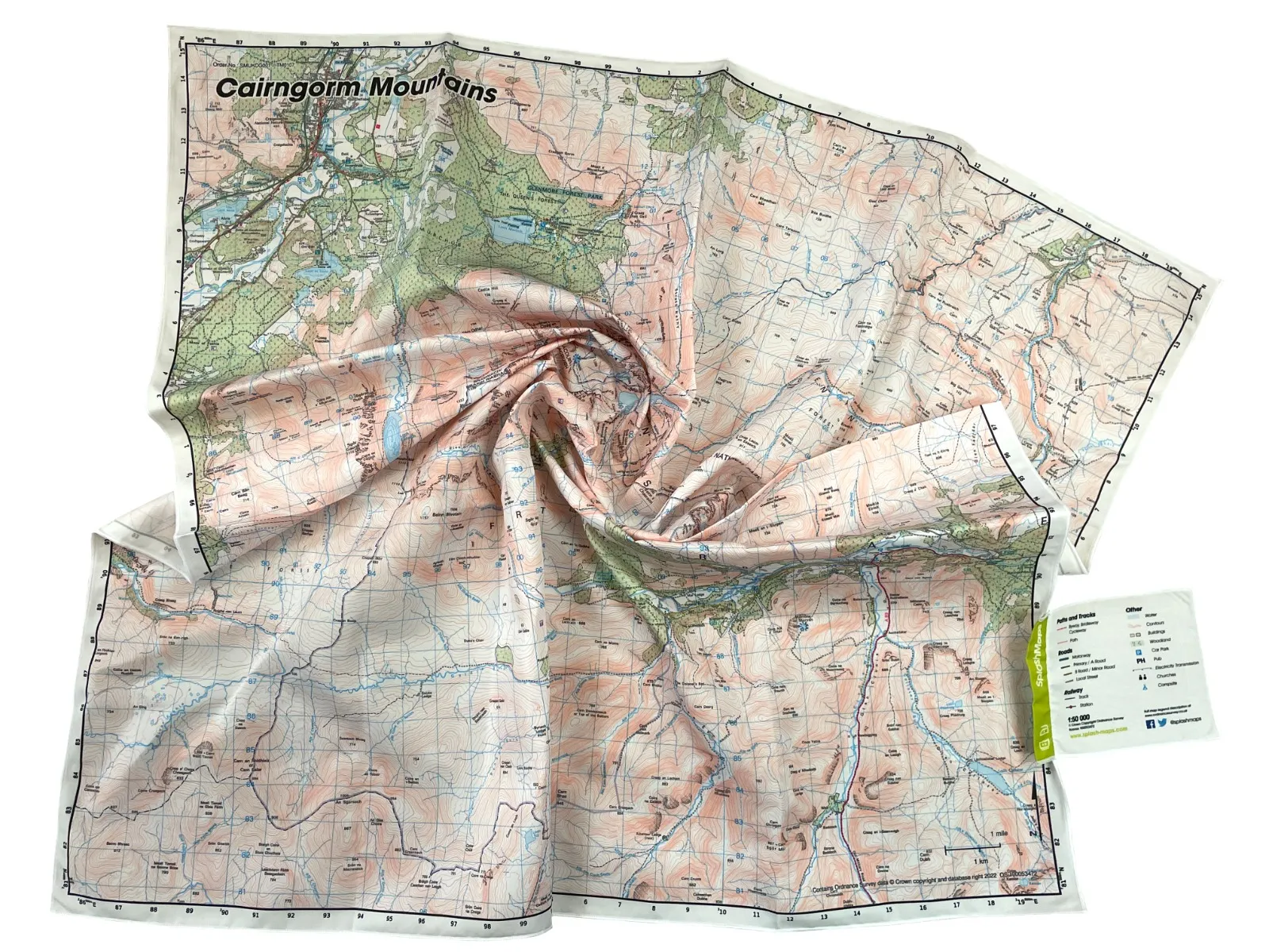 Splash Map - Cairngorm Mountains (1:50k) - Image 2