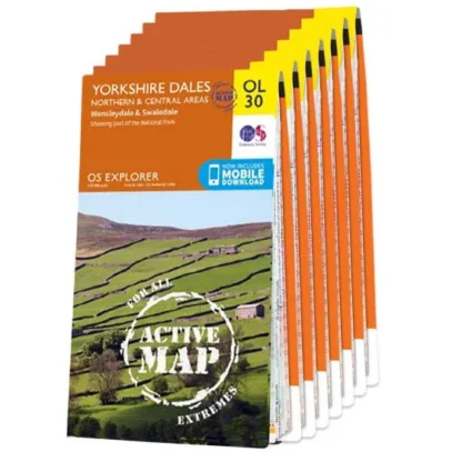 OS Explorer Active Map Set - The Pennine Way