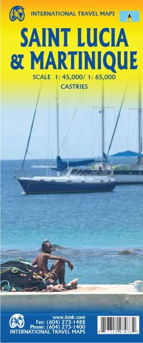ITMB - World Maps - St Lucia & Martinique - Image 2