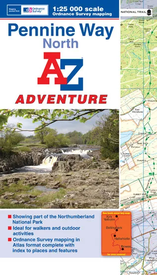 A-Z Adventure Atlas - Pennine Way North