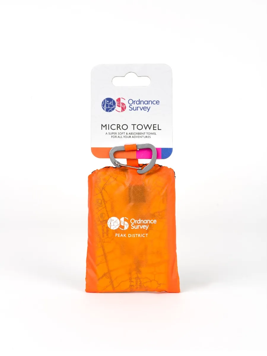 Ordnance Survey - Micro Towel - Peak District - Image 2