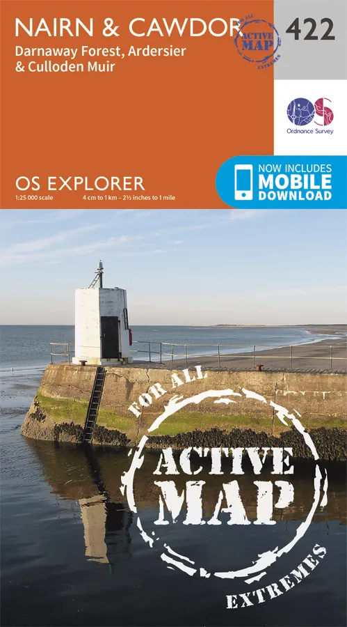 OS Explorer Active - 422 - Nairn & Cawdor
