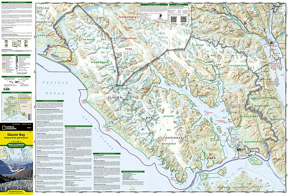 National Geographic - Trails Illustrated Maps - Glacier Bay - Image 2