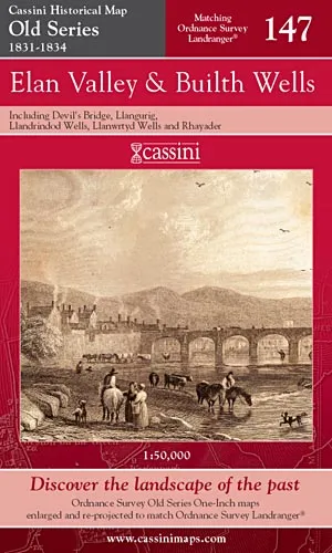 Cassini Old Series - Elan Valley & Builth Wells (1831-1834) - Image 2