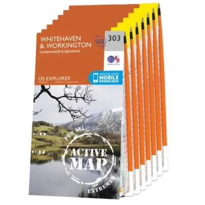 OS Explorer Active Map Set - Coast To Coast