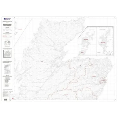 OS Admin Boundry Map - North Scotland