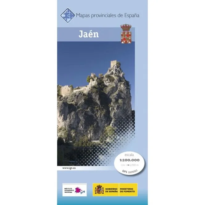 CNIG Spanish Provincial Road Maps (1:200k) - Jaen