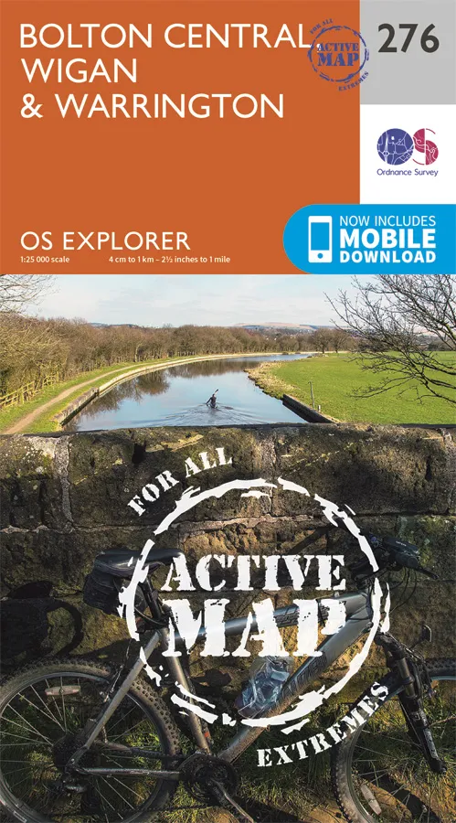 OS Explorer Active - 276 - Bolton, Wigan & Warrington