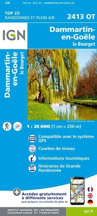 IGN Top 25 - Dammartin-en-Goële / Le Bourget - Image 2