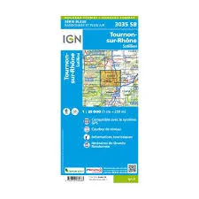 IGN Top 25 - Serie Bleu - Tounon-sur-Rhône / Satillieu 3035 - Image 2