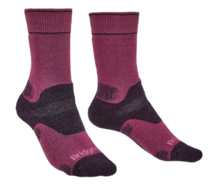 HIKE Midweight Merino Performance Boot - Womens - Berry - Medium (4)