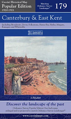 Cassini Popular Edition - Canterbury & East Kent (1920-1921) - Image 2