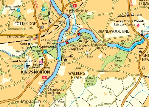 Heron Waterway Map - Avon Ring & Droitwich Ring - Image 2
