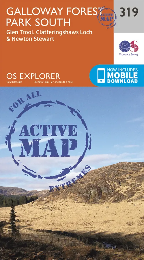 OS Explorer Active - 319 - Galloway Forest Park South